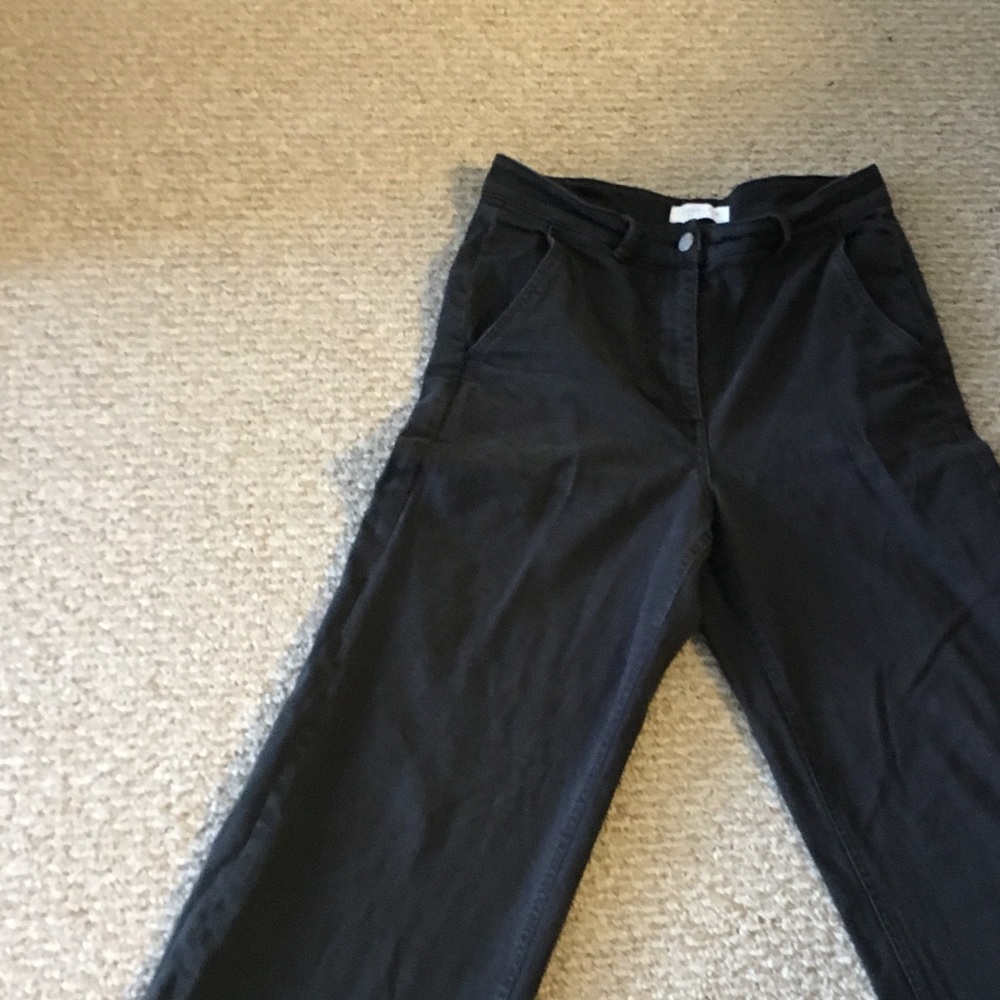 Everlane wide leg cropped jeans